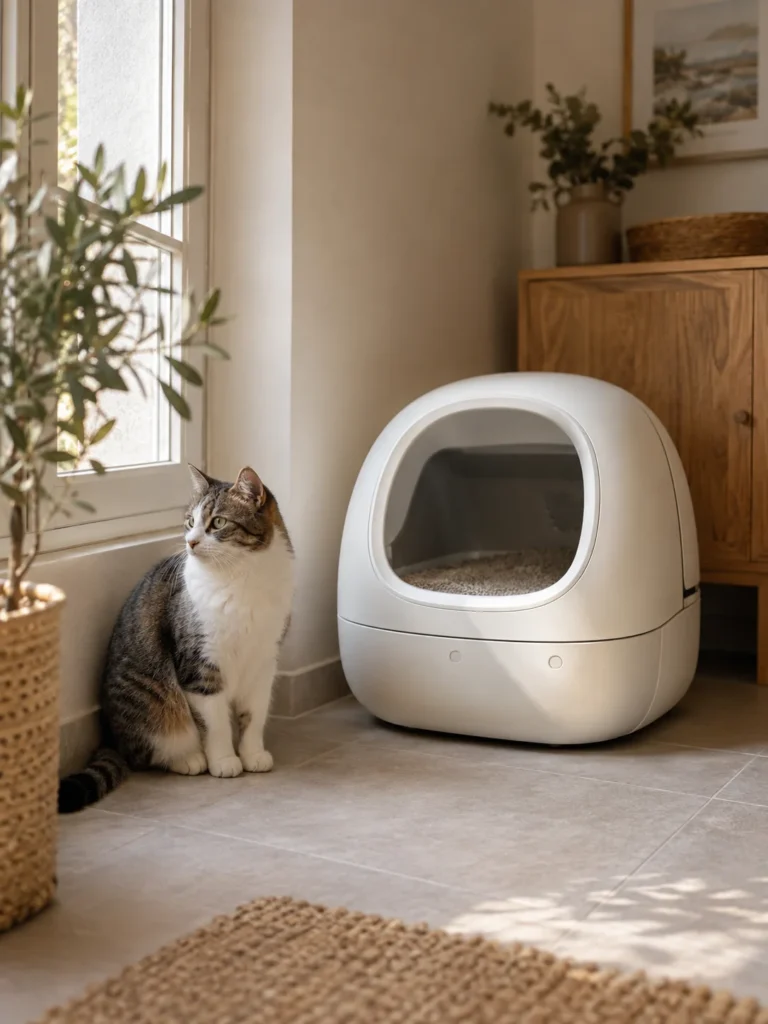 Automatische kattenbak in gebruik, Zelfreinigende Kattenbak Gids