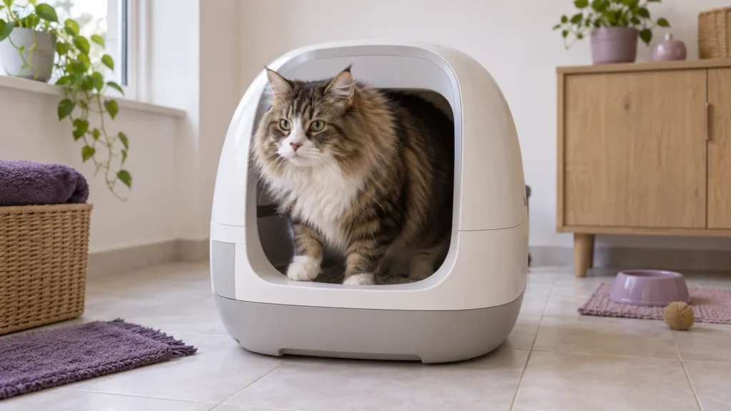 Automatische kattenbak: kiezen op basis van het criterium ‘Grootte van de kat’