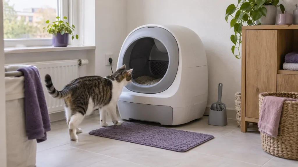 Automatische kattenbak: kiezen op basis van het criterium ‘Type kattenbak’