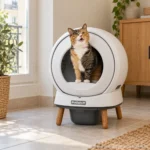 PetSafe ScoopFree SmartSpin, 3/4-aanzicht